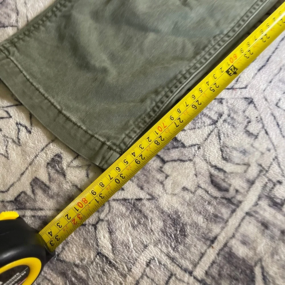 Gramicci G-Pants Mens Large Olive Green Cotton Twill Climbing Hiking Pants L